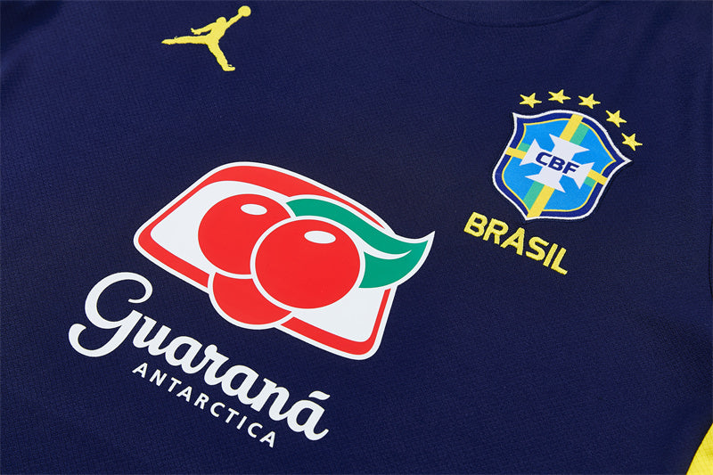 Brazilië trainingsset 2026/28 donkerblauw