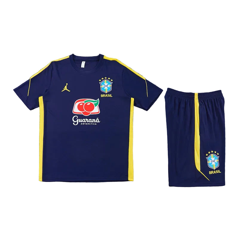 Brazilië trainingsset 2026/28 donkerblauw