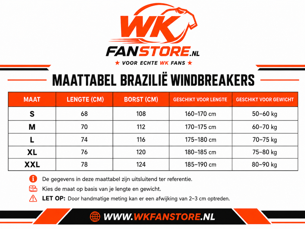 Brazilië windbreaker