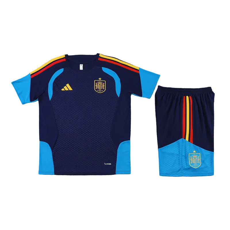 Spanje trainingsset 2026/28 donkerblauw