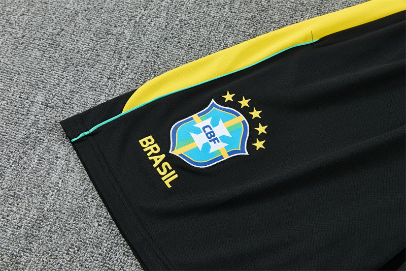 Brazilië trainingsset 2026/28 zwart/geel
