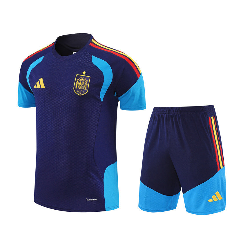 Spanje trainingsset 2026/28 donkerblauw
